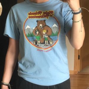 Pacsun National Parks Society Blue Graphic Tee Size Medium